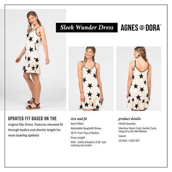 Wunder Slip Dress by Agnes & Dora - Picture 3 of 3